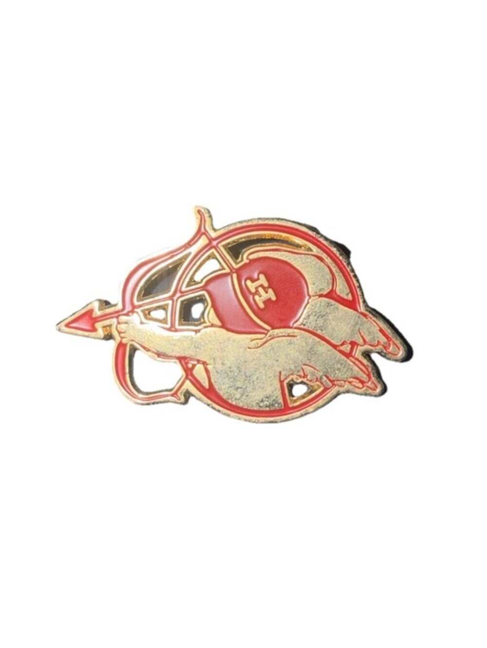 The 7 Line Houston Astros Dallas Keuchel Gold Archer Pin LE Cupid H Hat